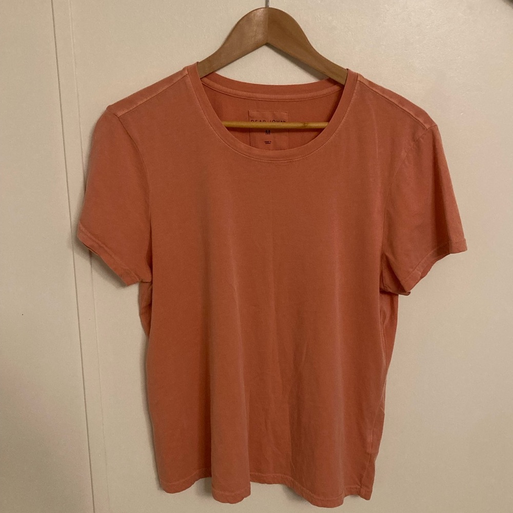 Dear John Terracotta Unity Short Sleeve Tee Size M 100% Cotton - Picture 2 of 10